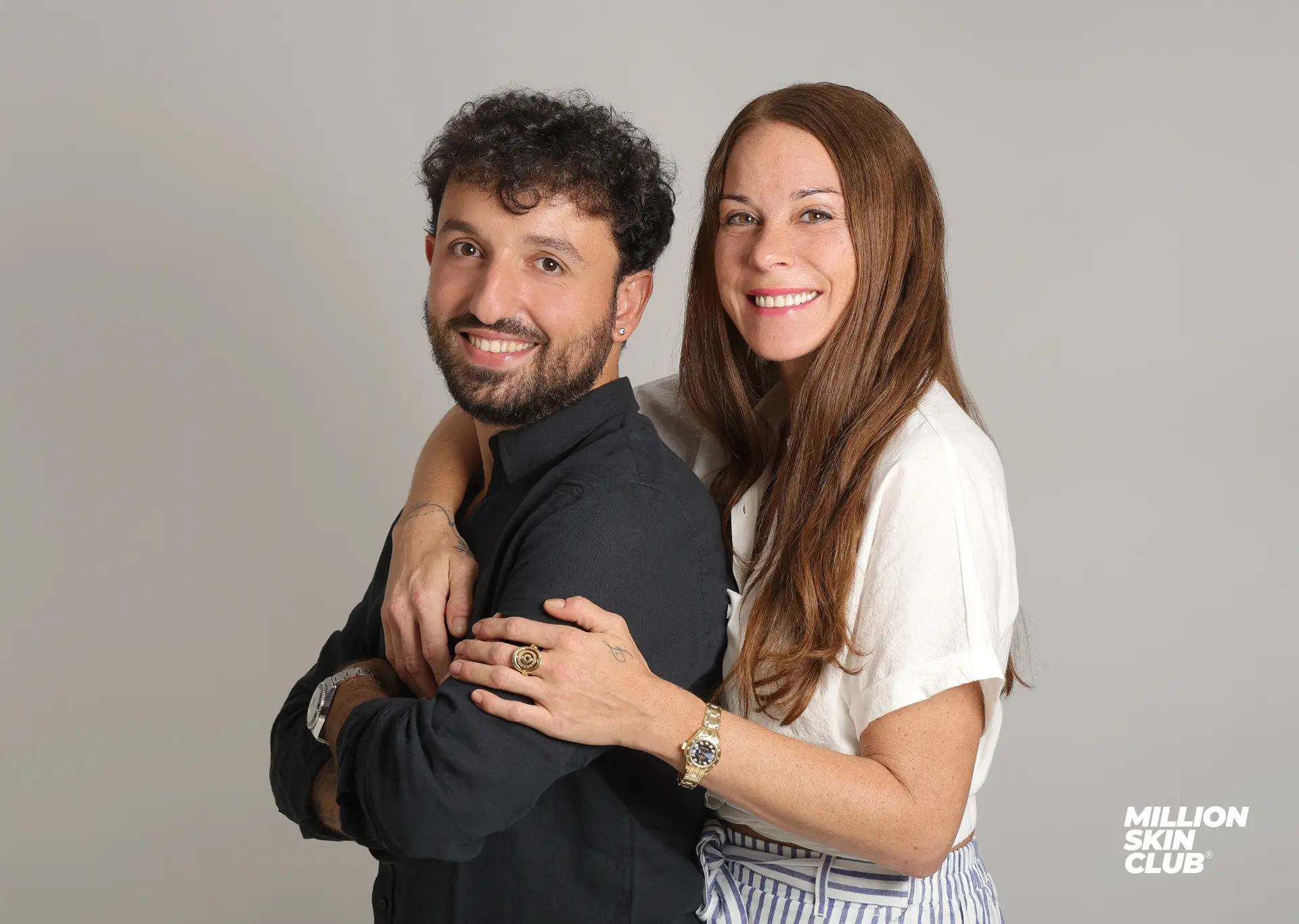 Ferdinand und Marlene, Gründer von Million Skin Club